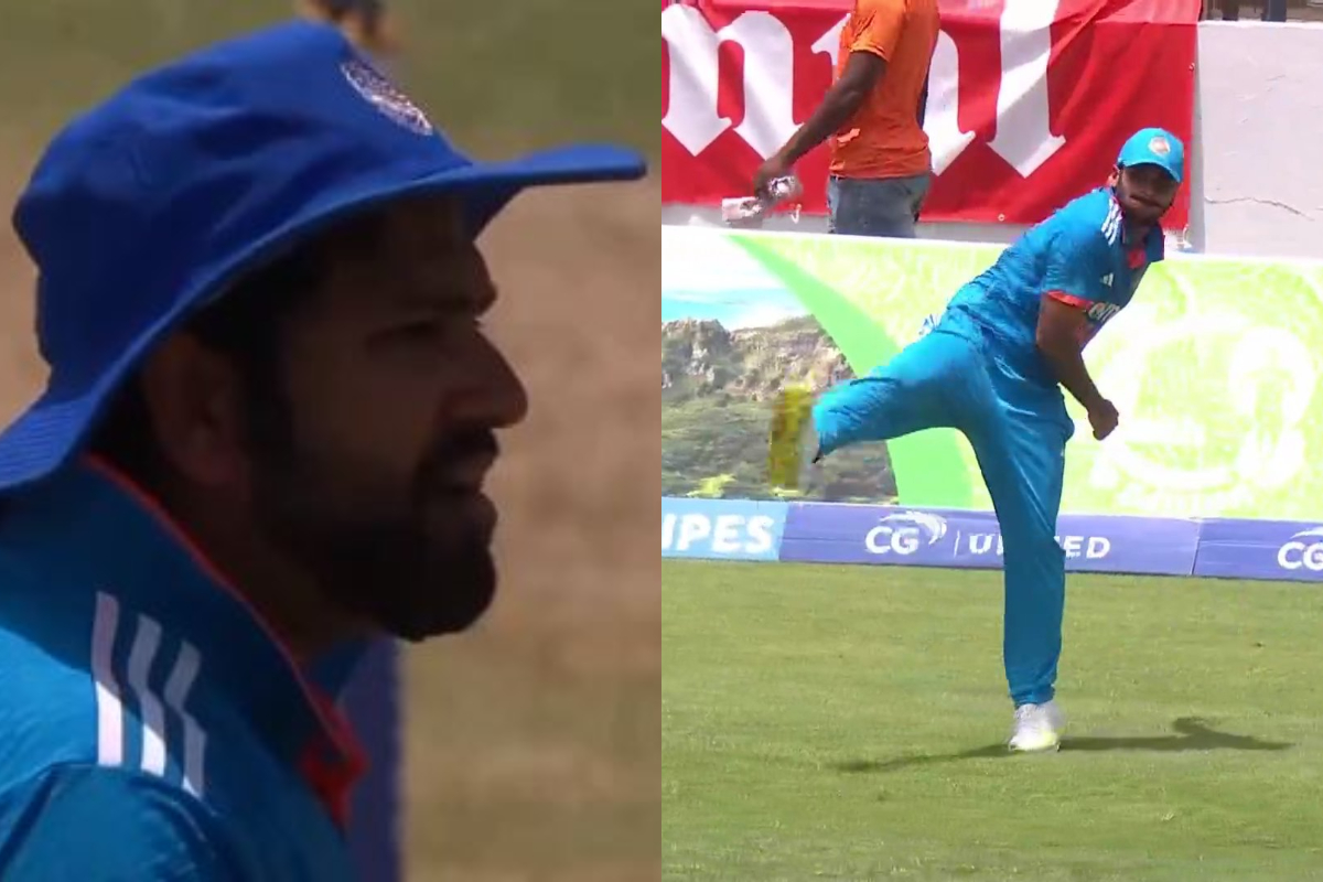Watch Video: वेस्टइंडीज के खिलाफ वनडे मैच में नाराज हुए कप्तान रोहित, बीच मैदान पर शार्दुल ठाकुर पर निकाली भड़ास, जानें वजह