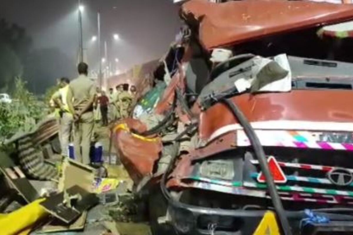करनाल जीटी रोड पर बड़ा हादसा, दो ट्रकों की टक्कर में चार कांवड़ियों की मौत, 14 जख्मी