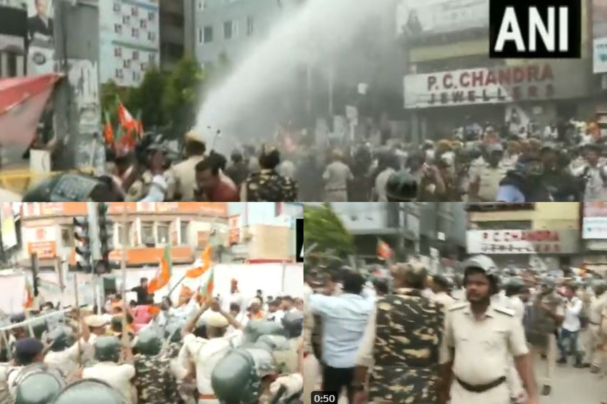 नीतीश सरकार के खिलाफ पटना में BJP का ‘विधानसभा मार्च’, पुलिस ने जमकर किया लाठीचार्ज