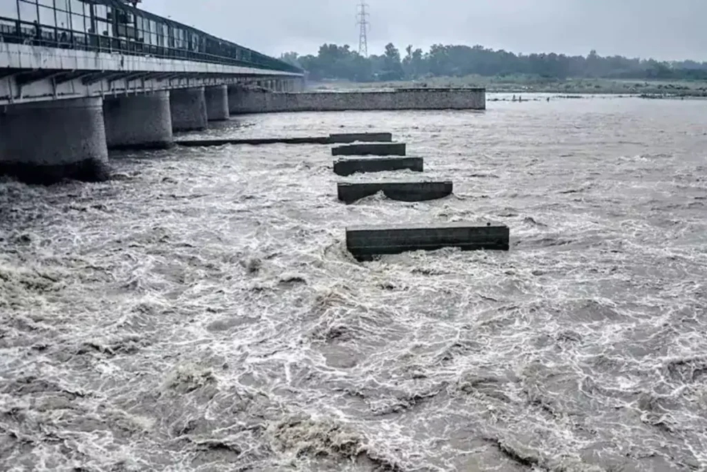 खतरे के निशान के पार पहुंचा यमुना का जलस्तर