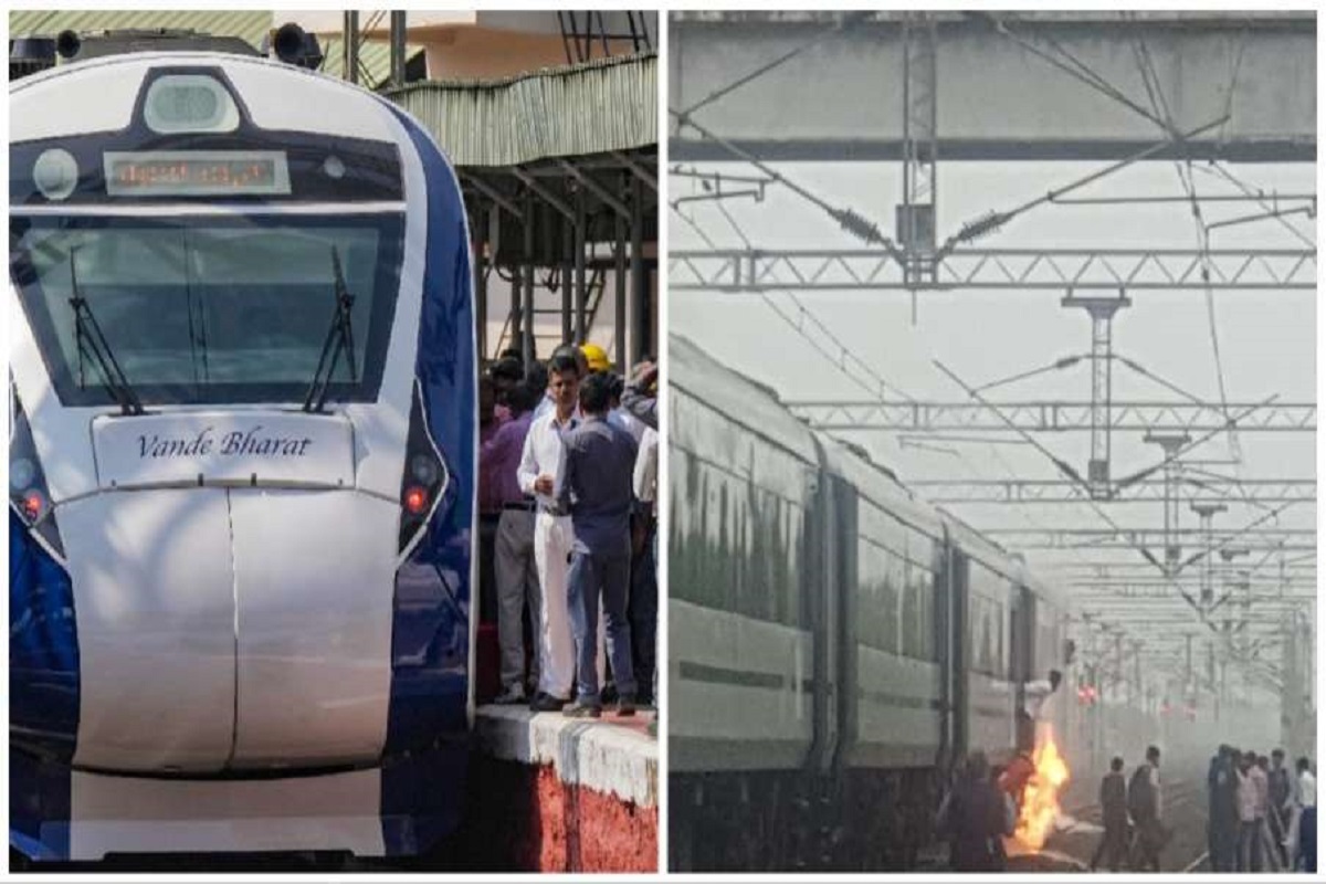 Vande Bharat Accident: वंदे भारत एक्सप्रेस फिर हुई हादसे का शिकार, भोपाल से दिल्ली आ रही ट्रेन में लगी आग, उतारे गए यात्री