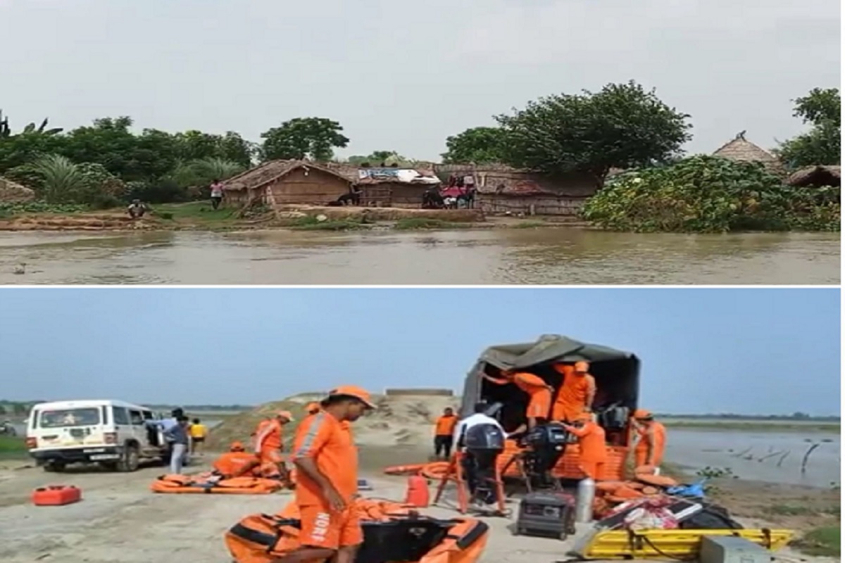UP Flood: बाढ़ में डूबे हरदोई के कई गांव, SDRF व NDRF ने संभाला मोर्चा