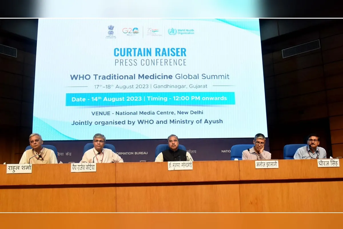 WHO करेगा भारतीय आयुष मंत्रालय के साथ पहले ‘पारंपरिक चिकित्सा वैश्विक शिखर सम्मेलन’ की मेजबानी, गुजरात में 2 दिन चलेगी समिट