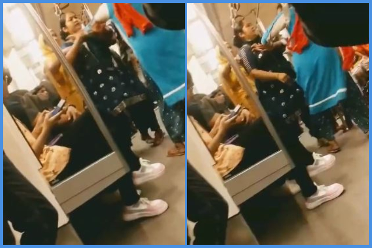 Delhi Metro: “ये मेट्रो तेरे बाप की है क्या ?”, दिल्ली मेट्रो के अंदर दो महिलाओं में हुई जबरदस्त लड़ाई, Video Viral