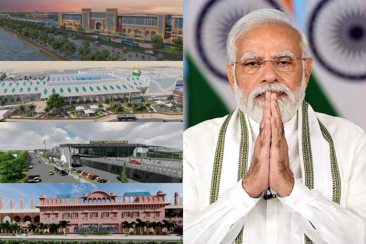 Amrit Bharat Station Scheme: प्रधानमंत्री नरेंद्र मोदी पूरे देश में कुल 508 रेलवे स्टेशनों के पुनर्विकास की आधारशिला रखेंगे.