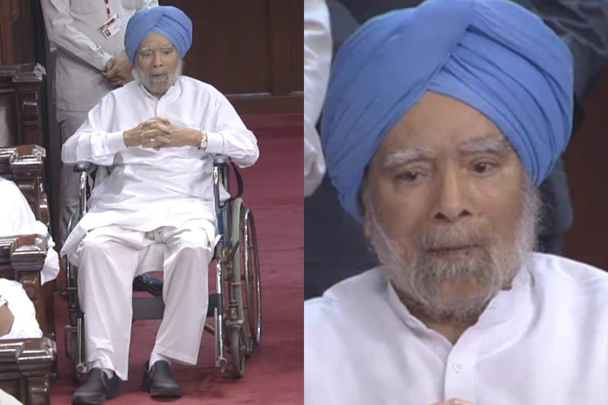 संसद में दिल्ली सर्विस बिल पर चर्चा में नजर आए मनमोहन सिंह, राज्यसभा में व्हीलचेयर से पहुंचे थे पूर्व PM