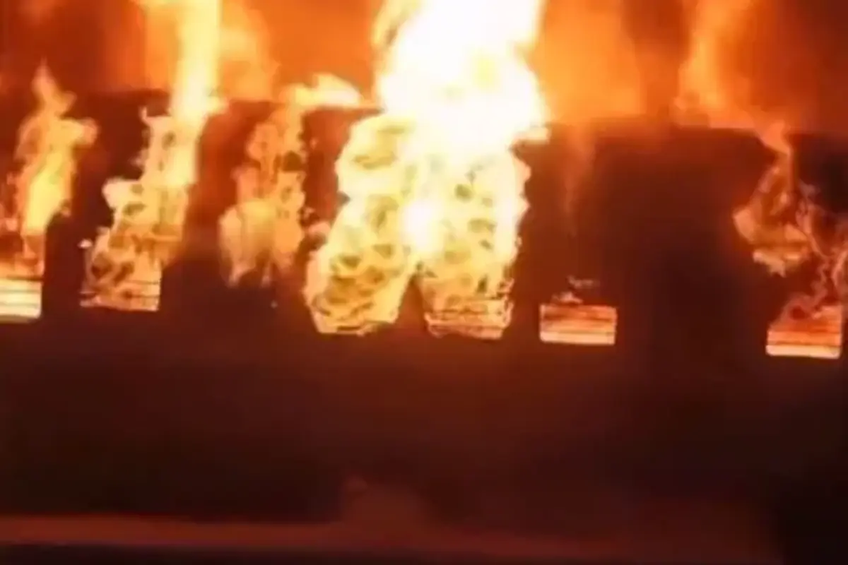 Tamil Nadu: लखनऊ से रामेश्वरम जा रही ट्रेन के कोच लगी भयानक आग, हादसे में 4 लोगों की मौत, चिल्लाने की आ रही आवाज, देखें Video