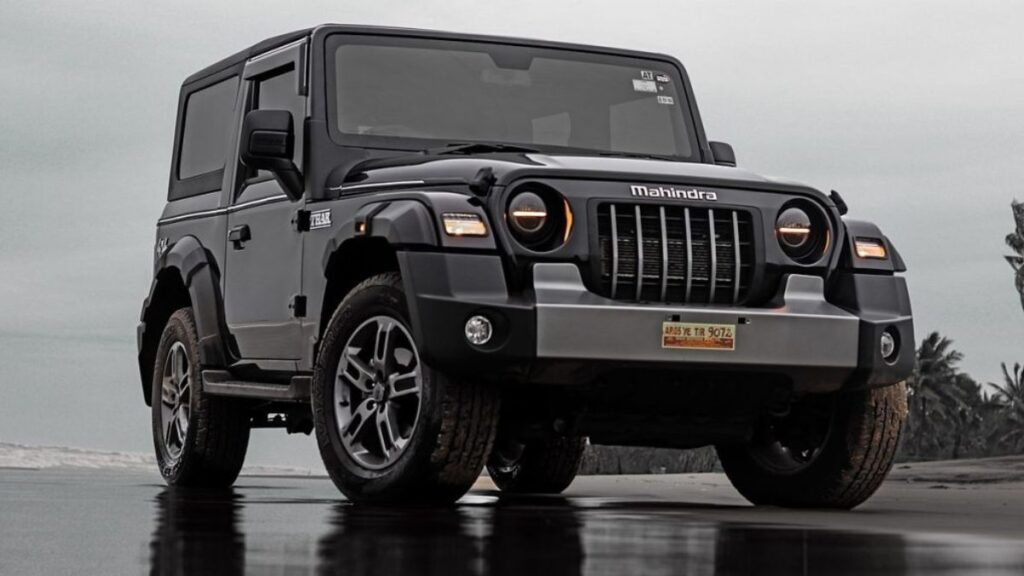 mahindra-thar-black-car