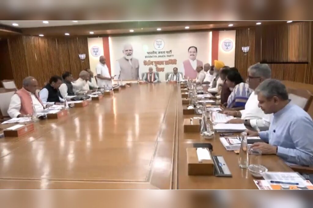 Pm Modi amit shah JP Nadda