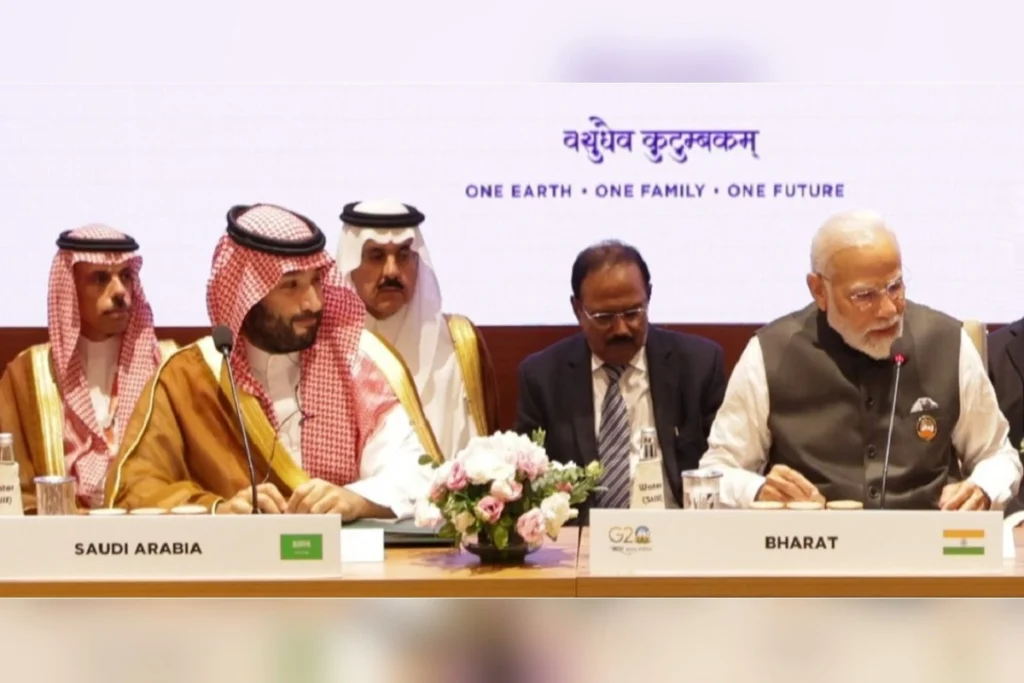 crown prince saudi arabia and Modi