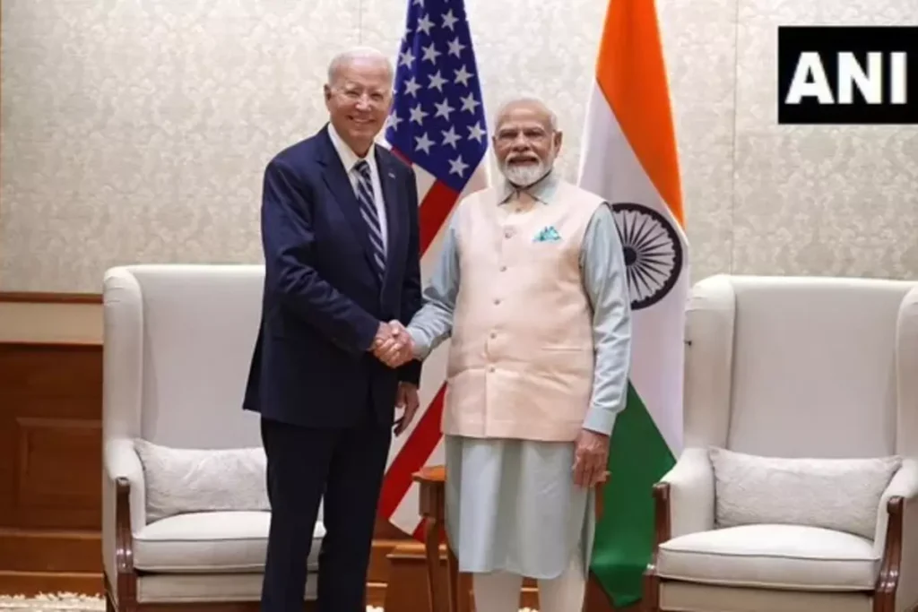 पीएम मोदी और जो बाइडेन