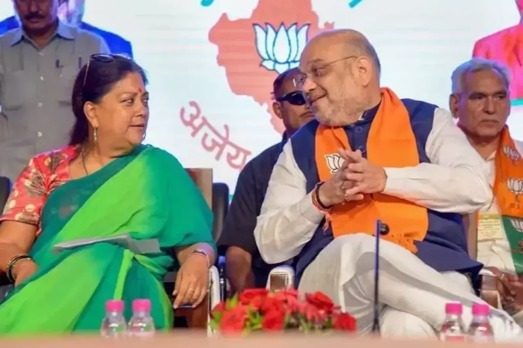 वसुंधरा राजे की अमित शाह- जेपी नड्डा से मुलाकात
