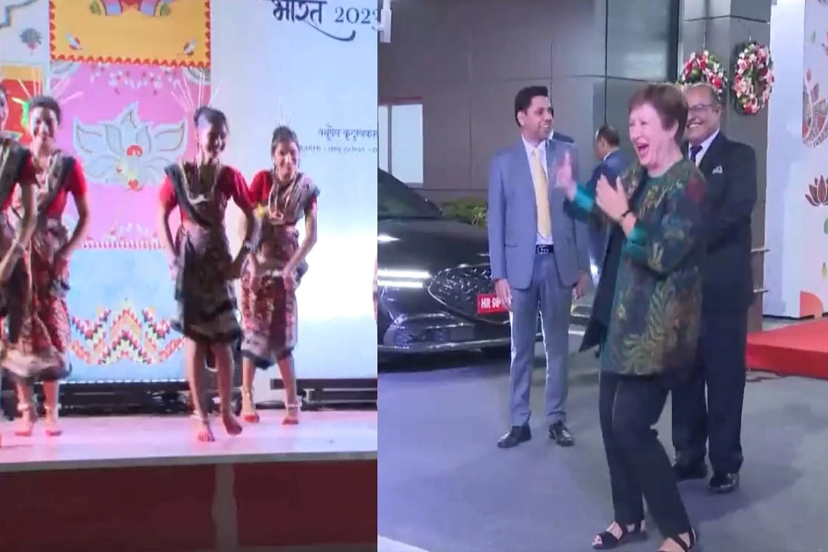 G20 Summit 2023: भारत आते ही संबलपुरी लोक नृत्य पर थिरकने लगीं IMF एमडी क्रिस्टालिना जॉर्जीवा, देखें वीडियो
