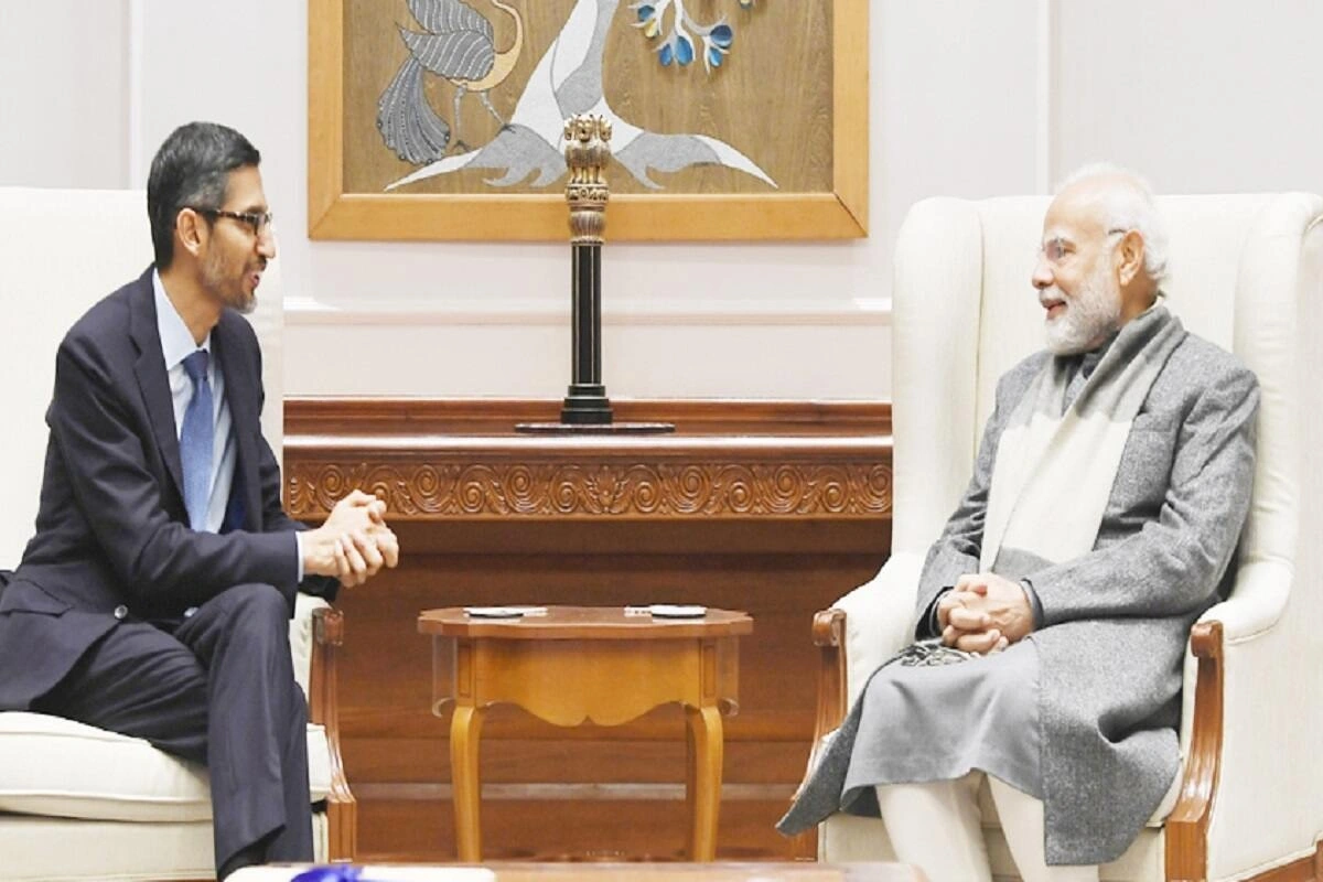 PM मोदी ने Google के CEO सुंदर पिचाई के साथ की मीटिंग, ग्लोबल फिनटेक ऑपरेशन सेंटर खोलने के फैसले को सराहा