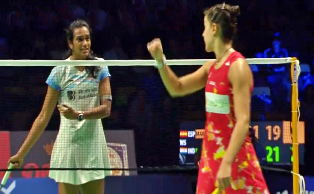 PV Sindhu And Carolina Marin