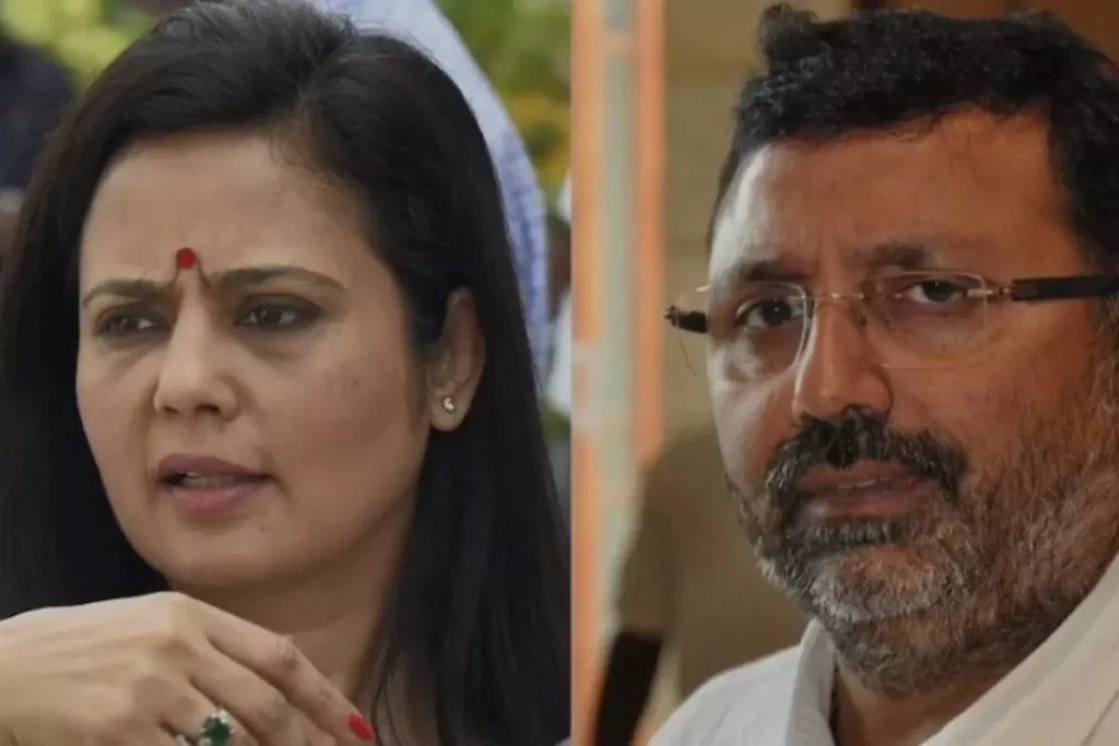 Nishikant Dubey और महुआ मोइत्रा