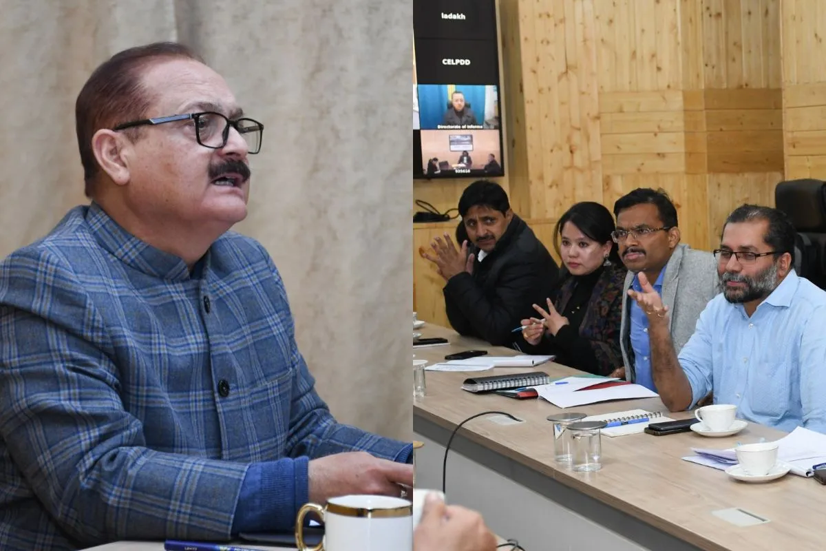 Leh:  पवन कोटवाल की अध्यक्षता में हुई ‘विशेष अभियान 3.0’ की अहम बैठक, योजनाओं को प्रभावी ढंग से लागू कराने पर हुई बातचीत