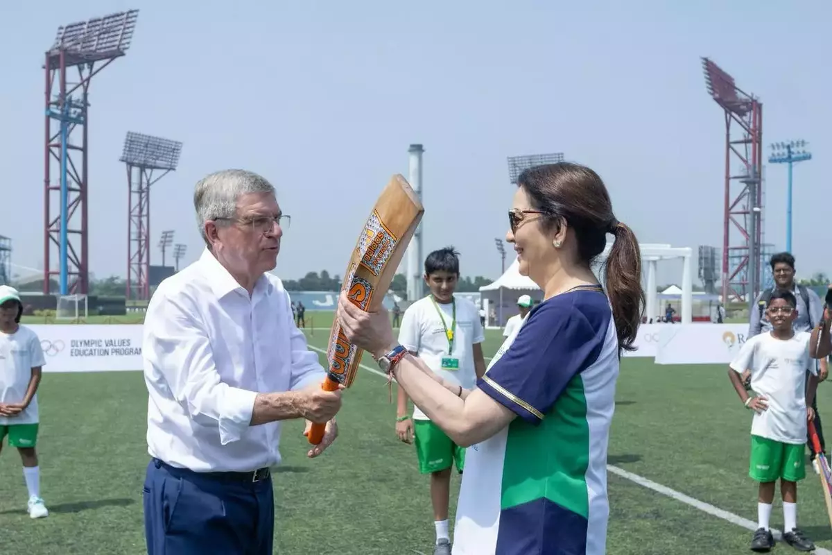 क्रिकेट को ओलंपिक 2028 में शामिल किए जाने पर नीता अंबानी ने जताई खुशी, IOC सदस्यों का किया धन्यवाद