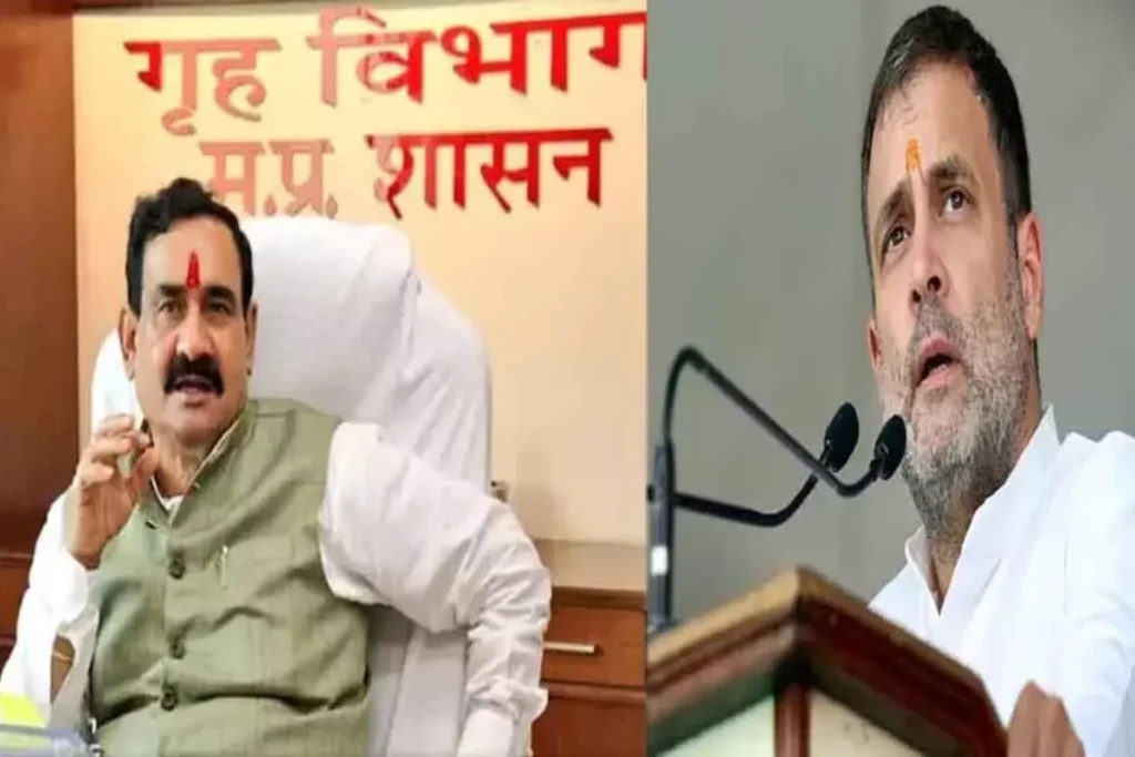 नरोत्तम मिश्रा ने राहुल गांधी पर साधा निशाना