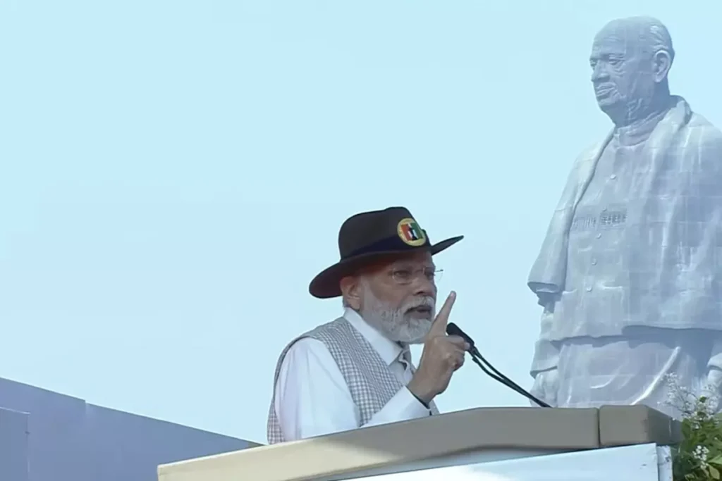 राष्ट्रीय एकता दिवस पर पीएम मोदी का संबोधन
