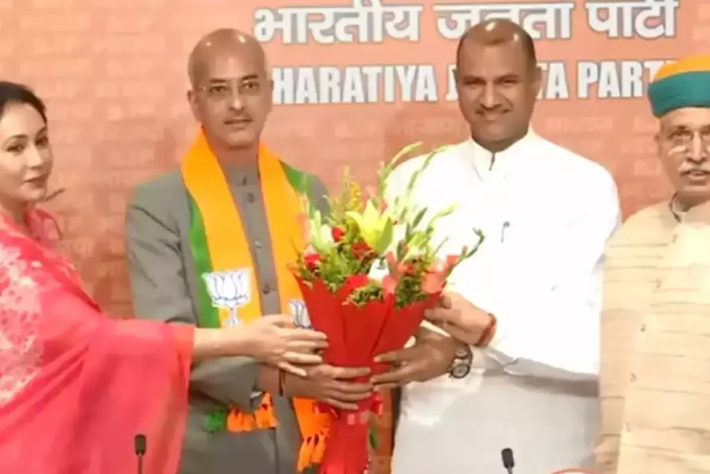 विश्वराज सिंह ने बीजेपी का दामन थामा