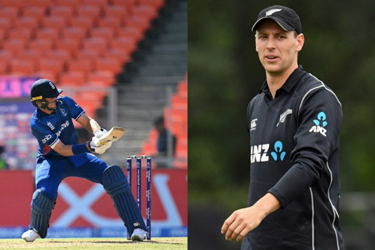 Joe Root and Matt Henry