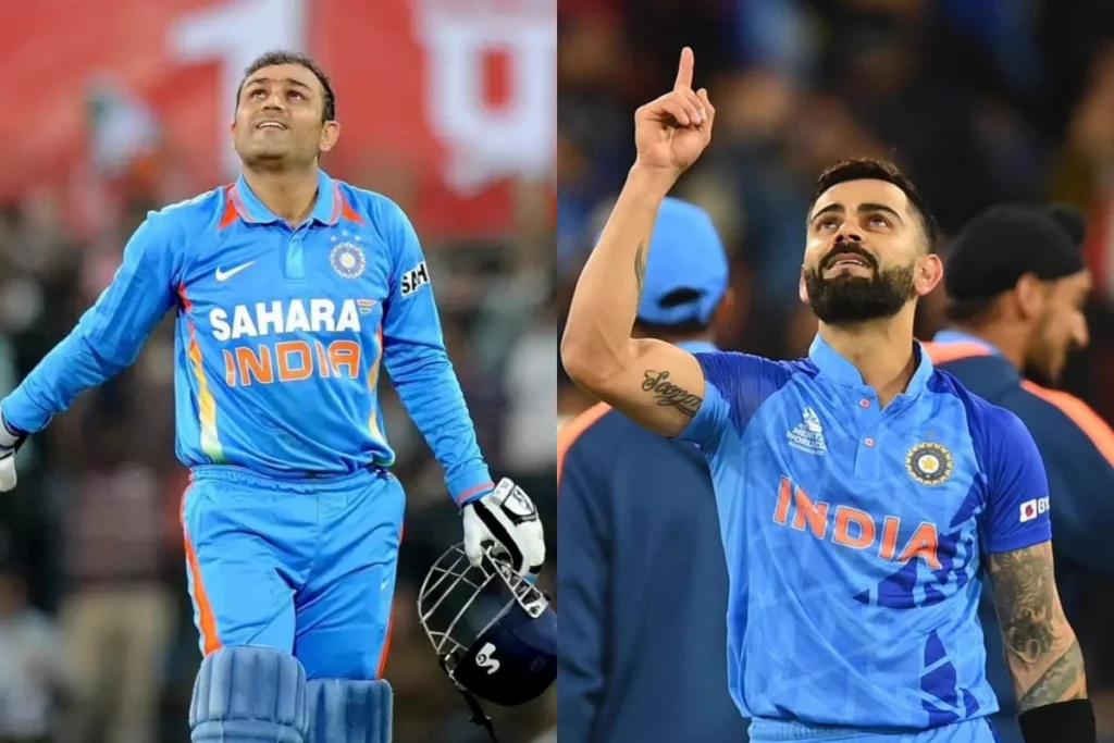 virender sehwag and virat kohli
