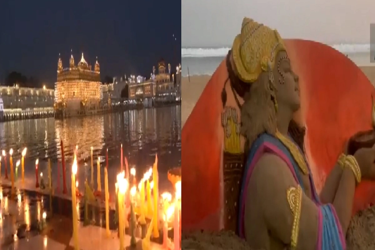 देश भर में दिवाली की धूम, PM मोदी और राष्ट्रपति मुर्मू ने दीं शुभकामनाएं, यूपी के CM ने की अयोध्या के हनुमान गढ़ी में पूजा