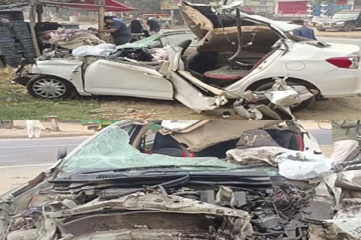 Moradabad Road Accident: ड्राइवर को झपकी आने से भीषण सड़क हादसा, 4 की मौत; कई घायल