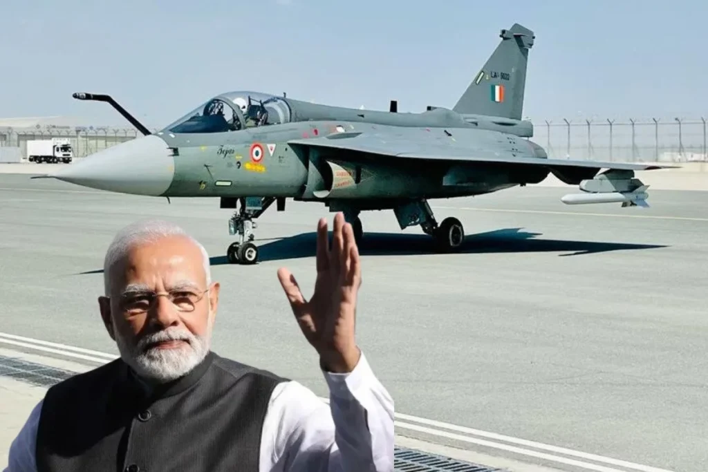 PM Modi Tejas Jet