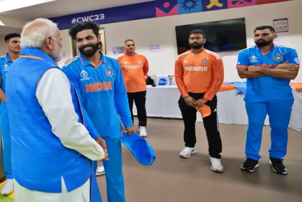 PM Modi With Indian Team