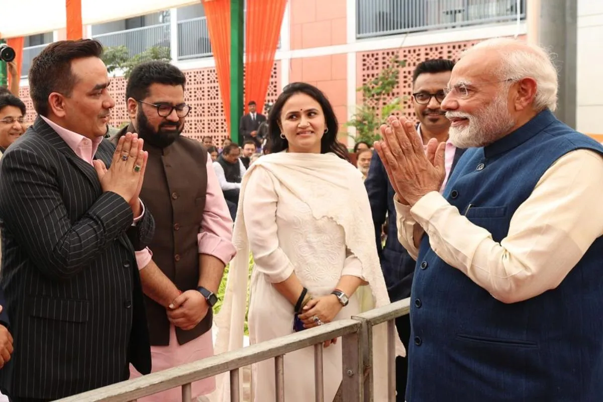बीजेपी हेडक्वार्टर में दिवाली मिलन समारोह, भारत एक्सप्रेस के चेयरमैन उपेन्द्र राय ने की शिरकत, पीएम मोदी के संदेश और दूरदर्शिता पर की बात