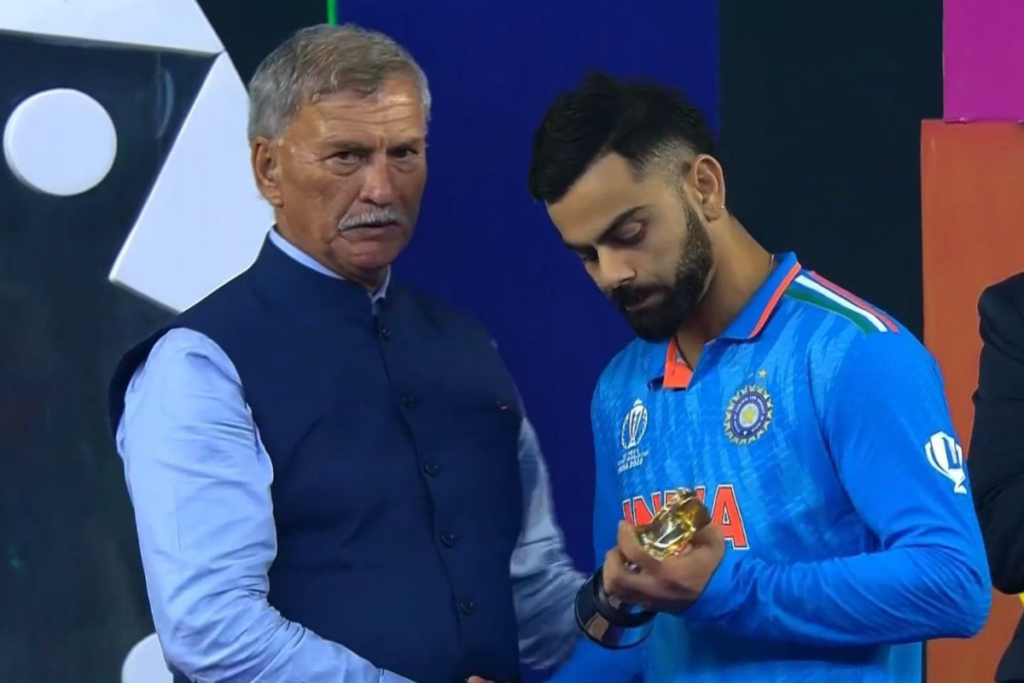 Virat Kohli Player of the tournament