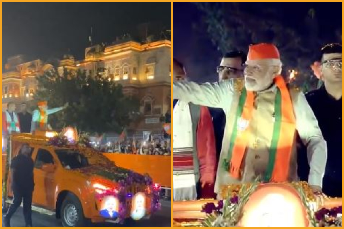 Rajasthan Elections: PM मोदी ने जयपुर में किया 4 किलोमीटर लंबा रोड शो, लोगों का उमड़ा हुजूम, लगे मोदी-मोदी के नारे