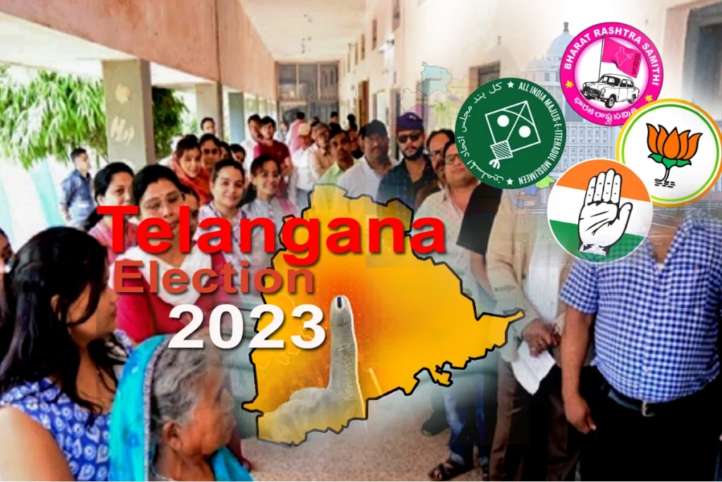 तेलंगाना में 119 सीटों पर मतदान जारी