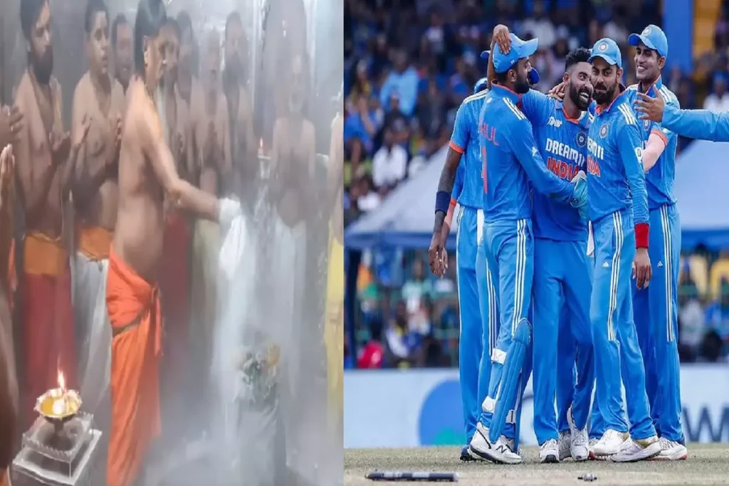 इंडिया की जीत के लिए महाकाल की भस्म आरती