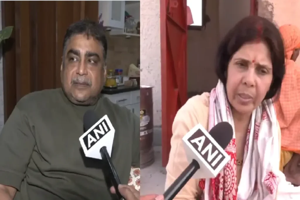 क्रिकेटर ईशान किशन के पिता प्रणव पांडेय और मां सुचित्रा सिंह