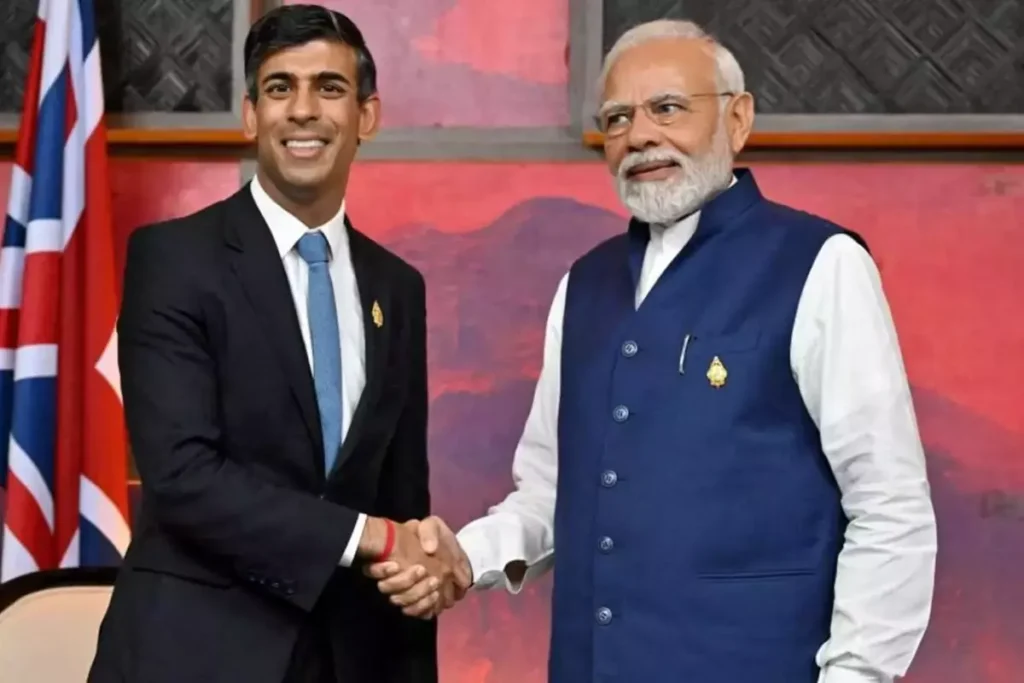 पीएम मोदी ने ब्रिटिश पीएम सुनक से फोन पर की बात