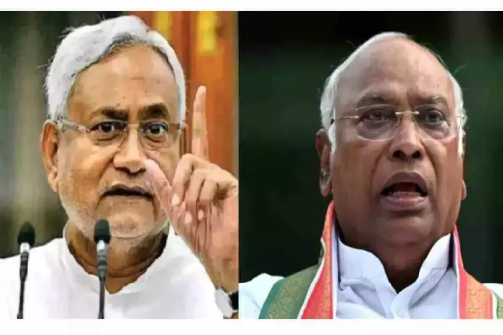 खड़गे ने बिहार CM को किया फोन