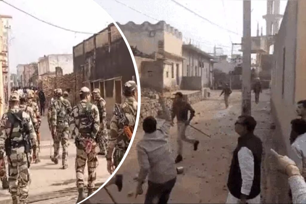 rajasthan firing and stone pelting