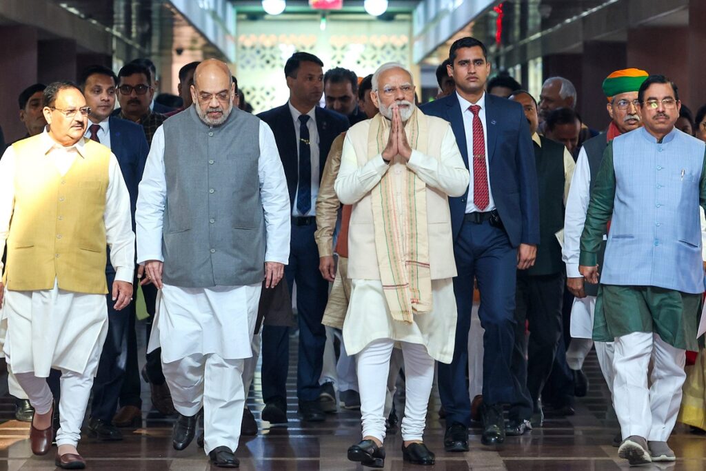 BJP JP Nadda Amit Shah PM Modi