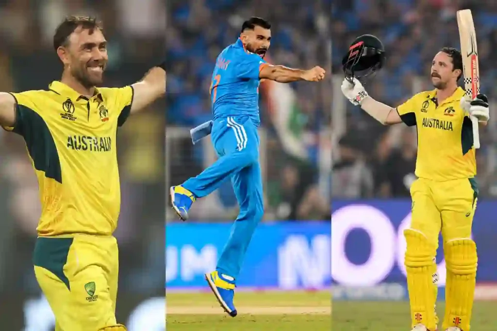 Glenn Maxwell, Mohammad Shami And Travis Head