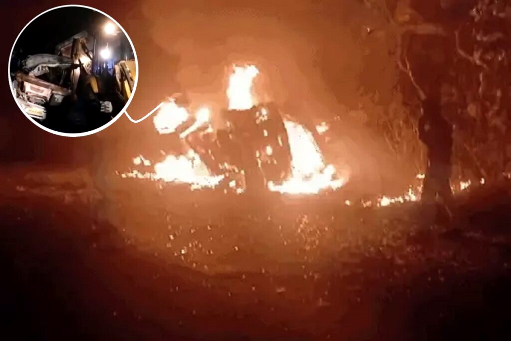 Guna Bus Fire Accident