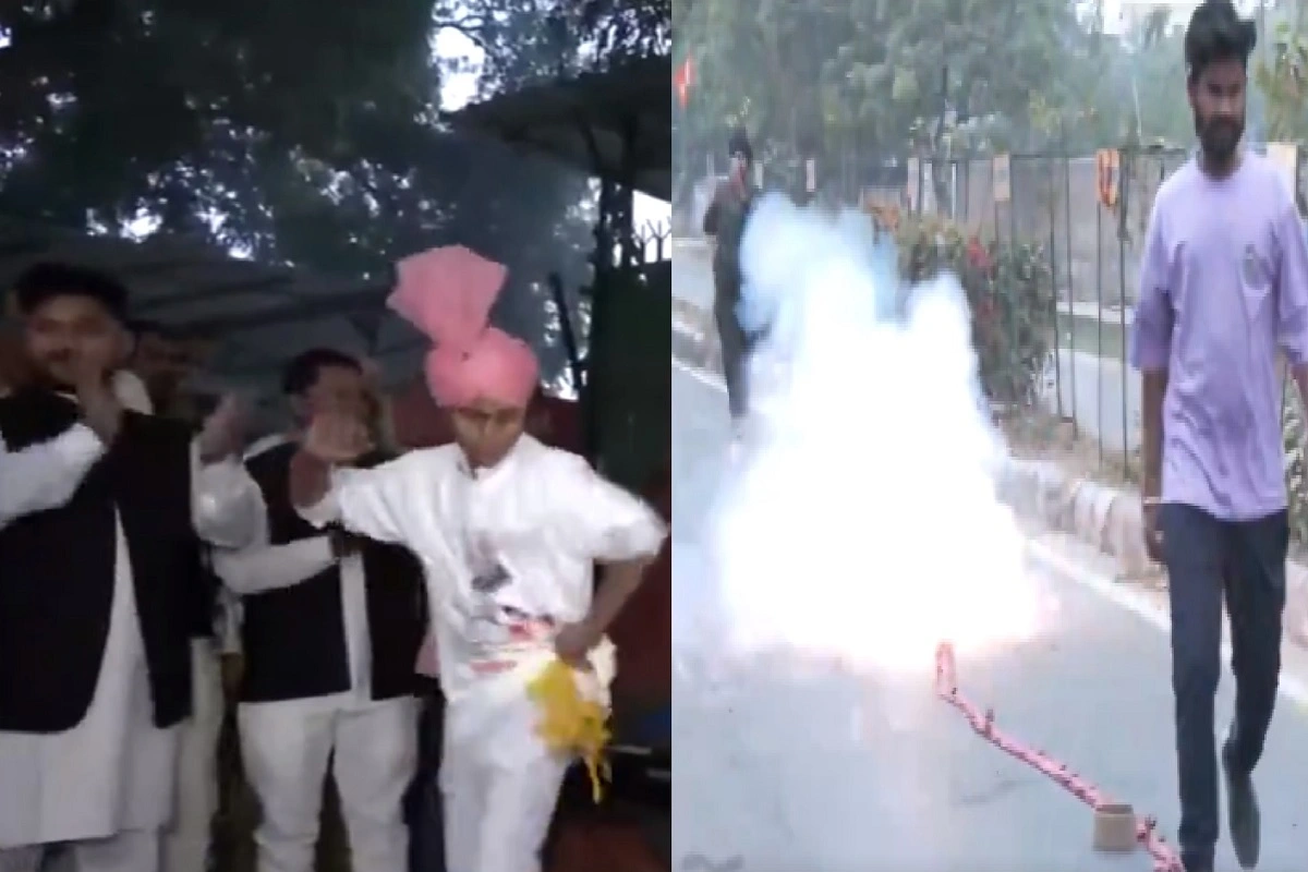 Election 2023: नतीजों से पहले जश्न, कांग्रेस मुख्यालय पर मंगाए गए लड्डू तो जयपुर में भाजपा नेता के घर के बाहर फूटे पटाखे