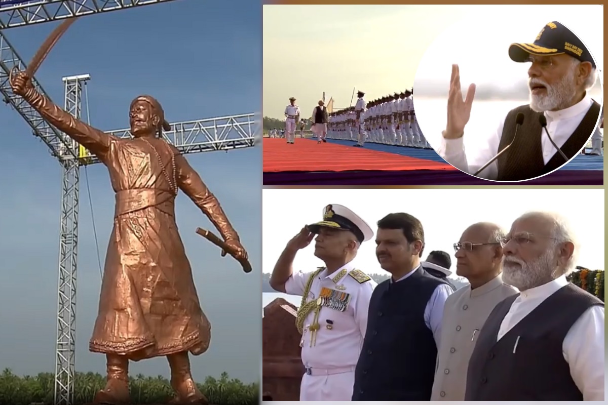 Indian Navy Day: PM मोदी ने सिंधुदुर्ग में किया छत्रपति शिवाजी महाराज की प्रतिमा का अनावरण, बोले- नौसेना में बढ़ाएंगे नारी शक्ति