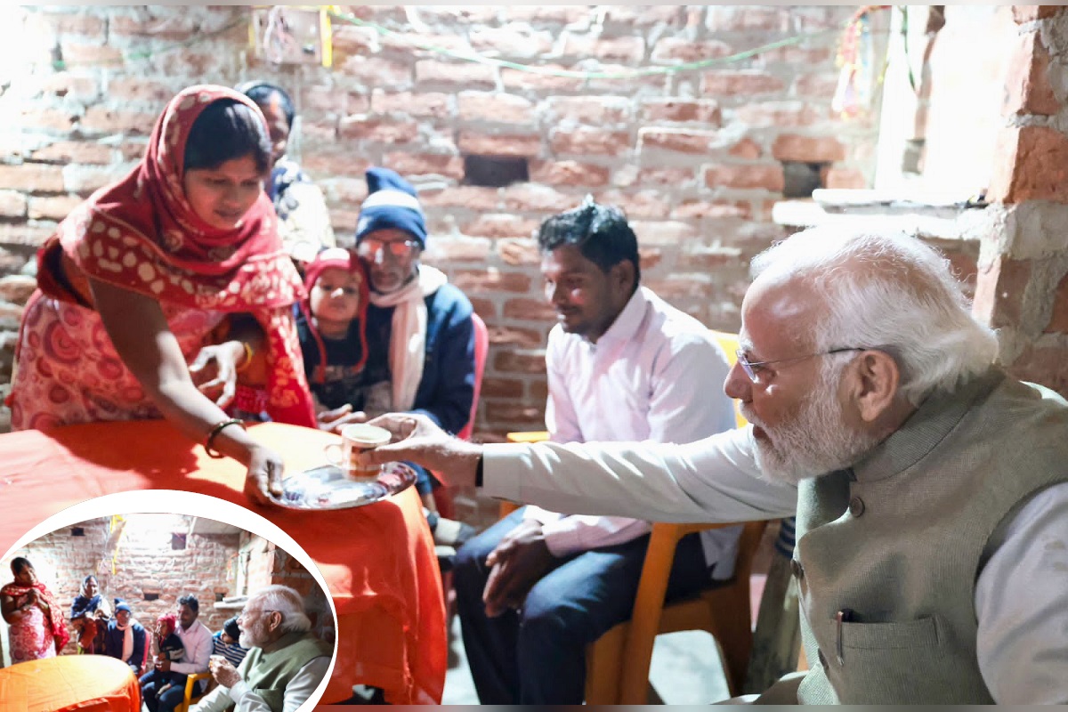 उज्ज्वला लाभार्थी के घर पी चाय…रविंद्र मांझी को दिया प्राण प्रतिष्ठा में आने का न्योता, अयोध्या आए PM मोदी का दिखा अलग अंदाज VIDEO