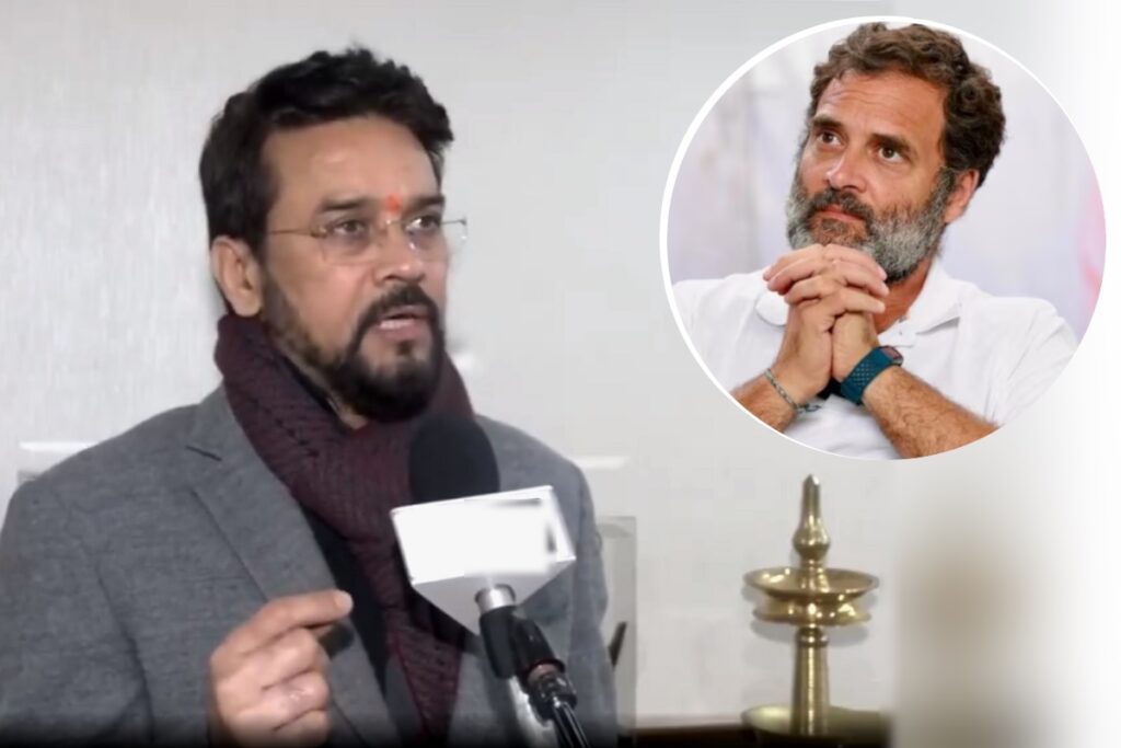 anurag thakur rahul gandhi