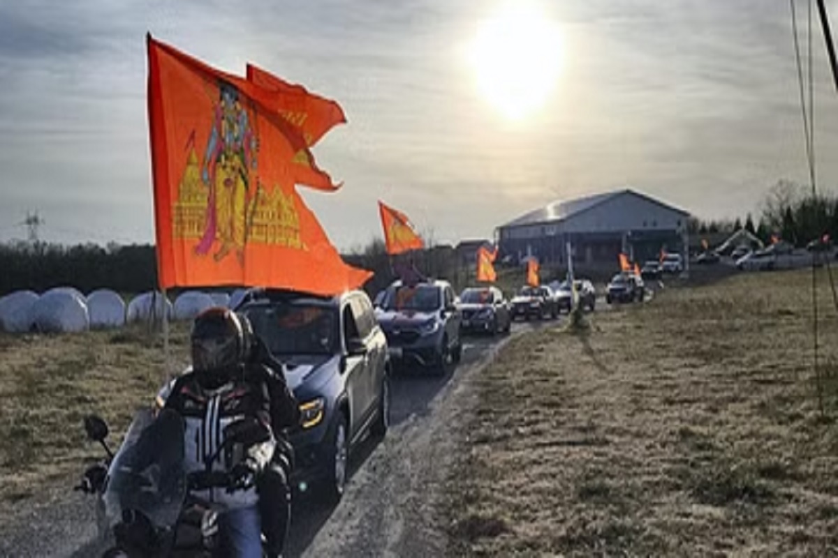 USA: राम लला की प्राण-प्रतिष्ठा से पहले अमेरिका में हिंदुओं ने निकाली कार रैली, महीने भर चलेगा उत्सव