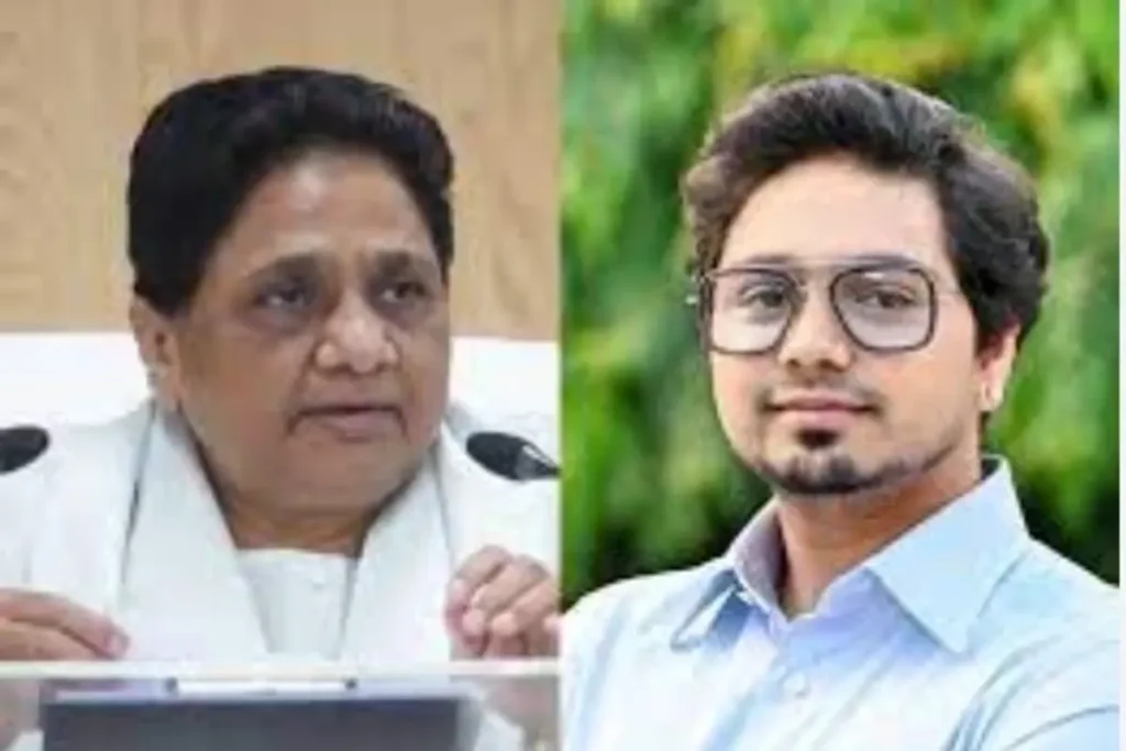 मायावती और उनके भतीजे आकाश आनंद
