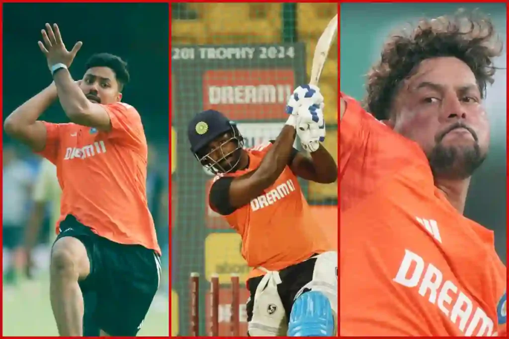 Aavesh Khan Sanju Samson And Kuldeep Yadav